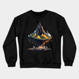 3d landscape Crewneck Sweatshirt